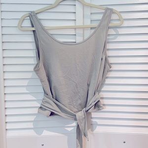 Lululemon wrap crop top